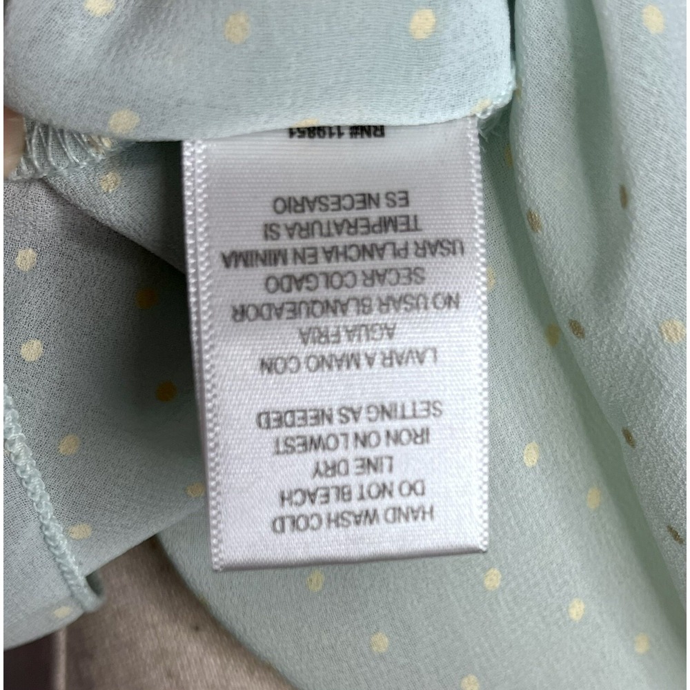 Heart Soul Sheer Top Romantic Blouse Green Gold Coquette Lace Crochet Fairy Sz S - Picture 7 of 16